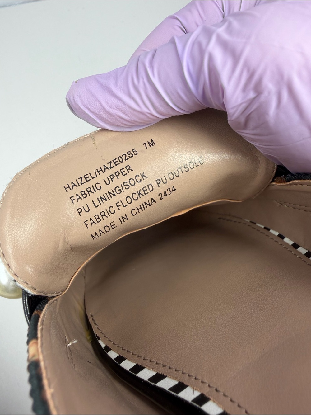Betsey Johnson Women's Haizel Platform Slip-On Loafers Leopard Houndstooth 7M - Picture 9 of 12